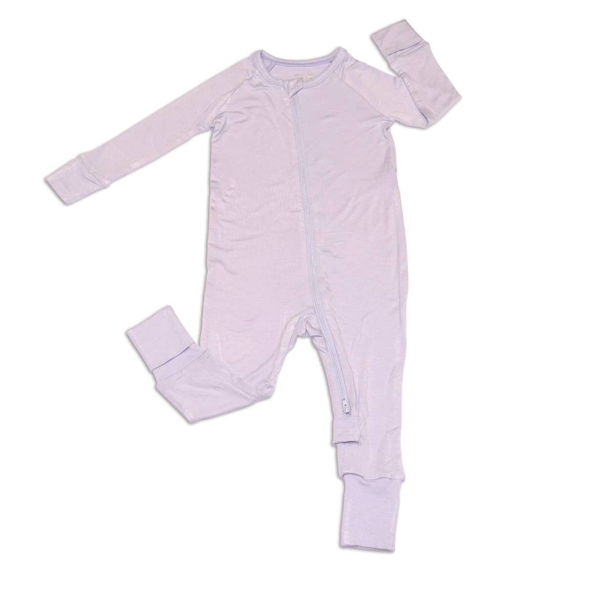 Bamboo Two Way Zipper Romper: NB-3M / Pine