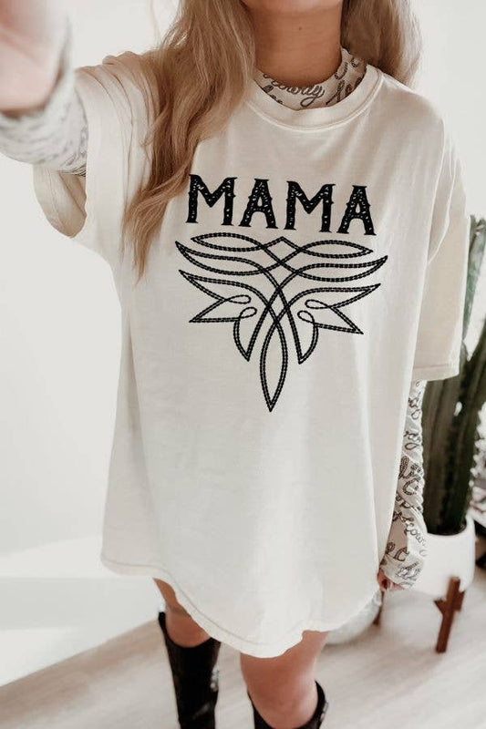 Crazy Consuela - Western Mama Boot Stitch T-Shirt