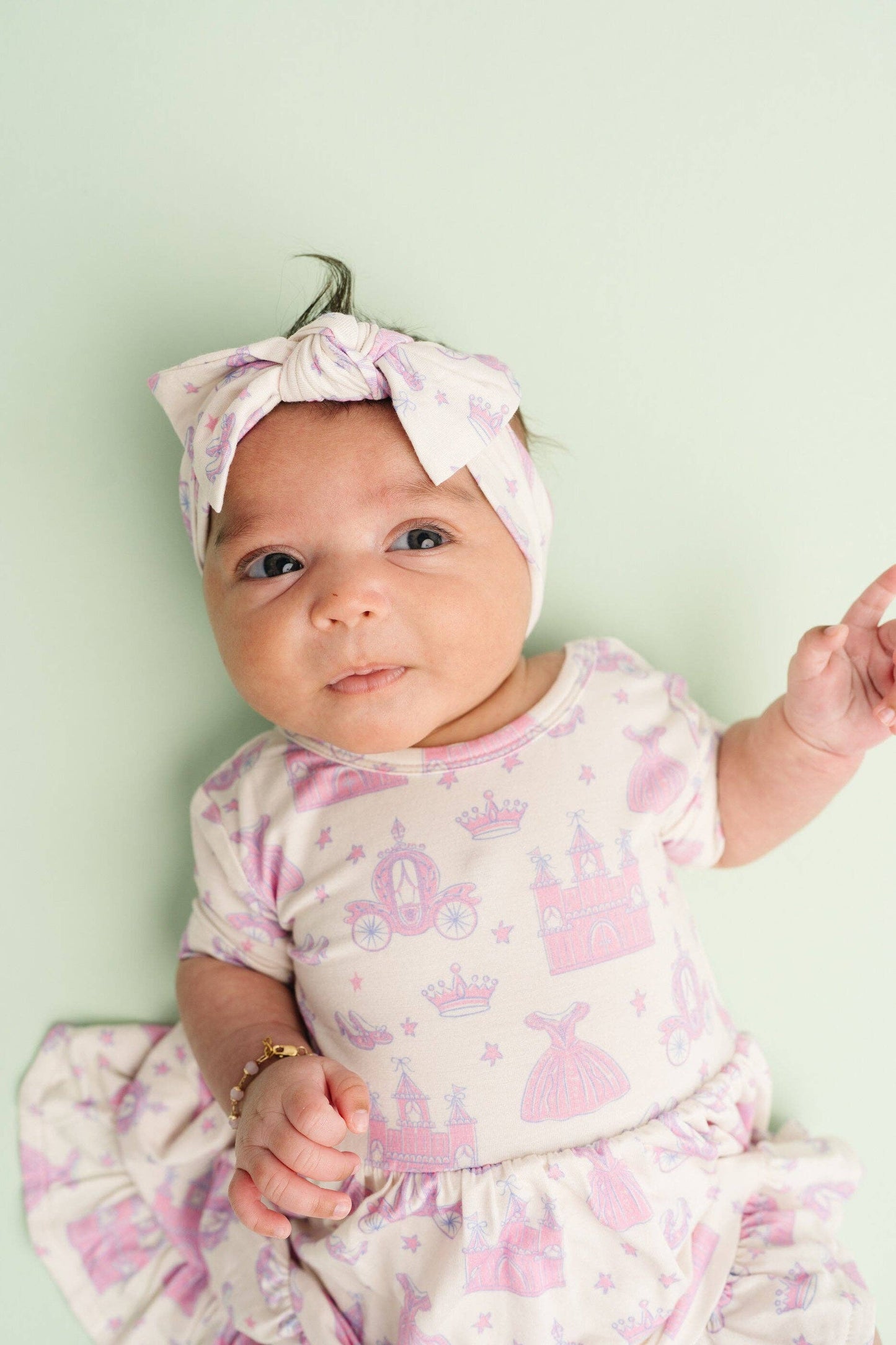 Little One Shop - Dreamy Fairytale Short Sleeve Bodysuit Bamboo Dress