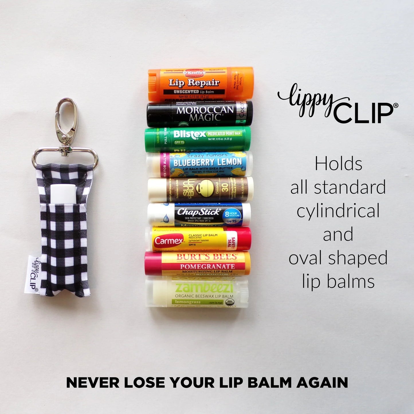 Tiger LippyClip Lip Balm Holder