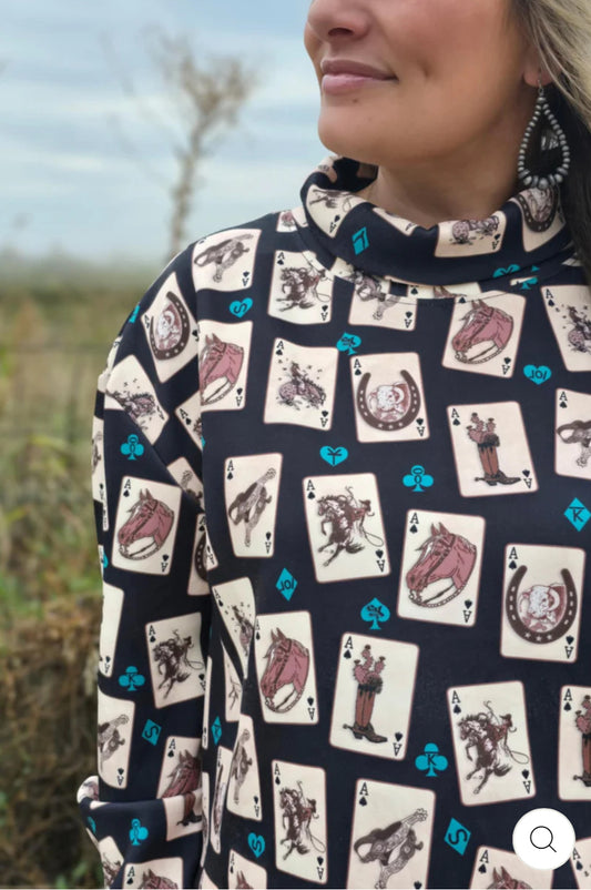 Luck Of The Brand Mock Neck