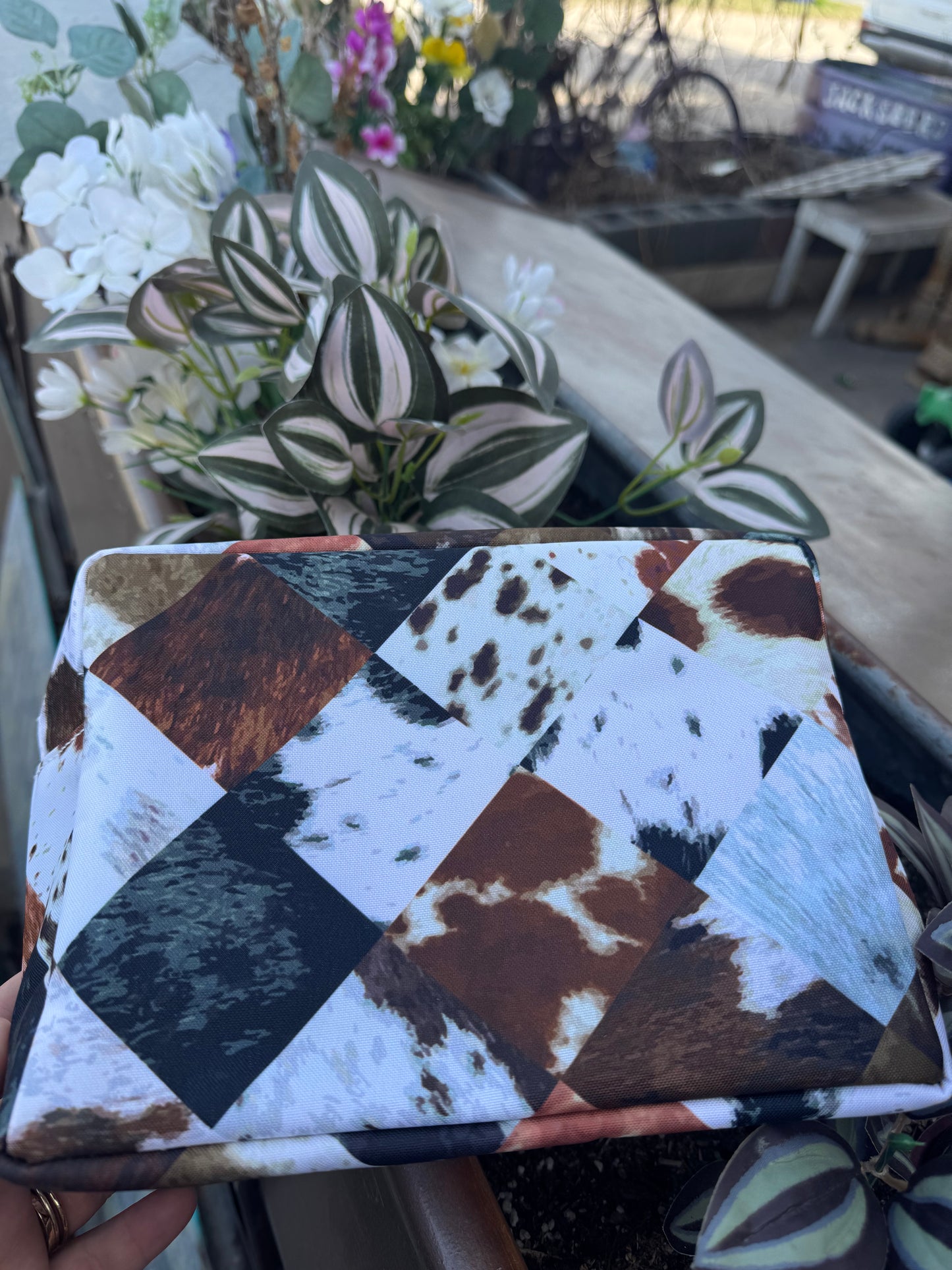 Cow Makeup Bag