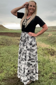 THE OLD DAYS MAXI SKIRT