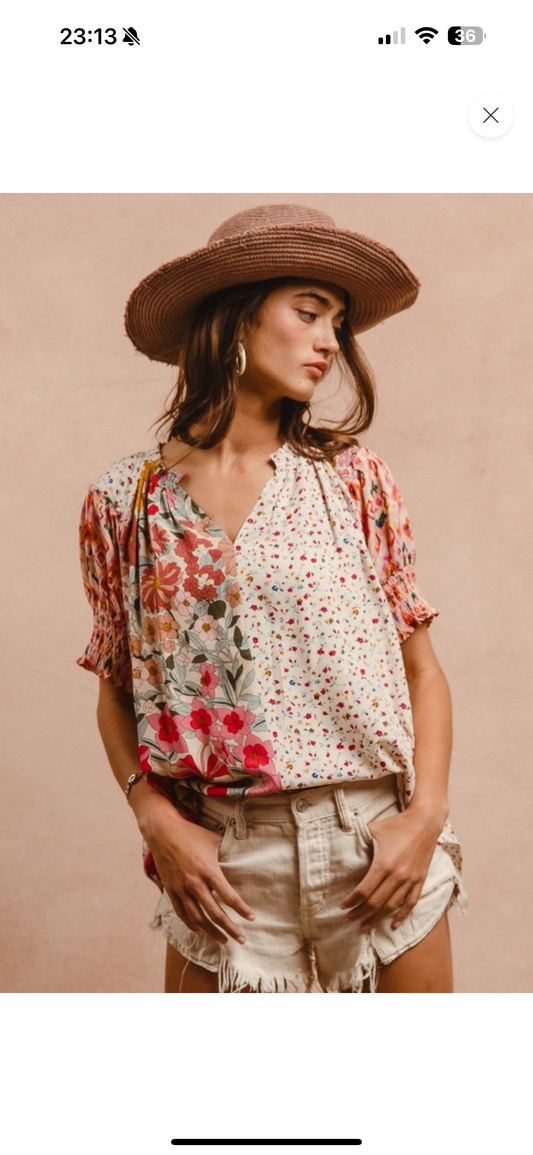 Woven Mix and Match Top
