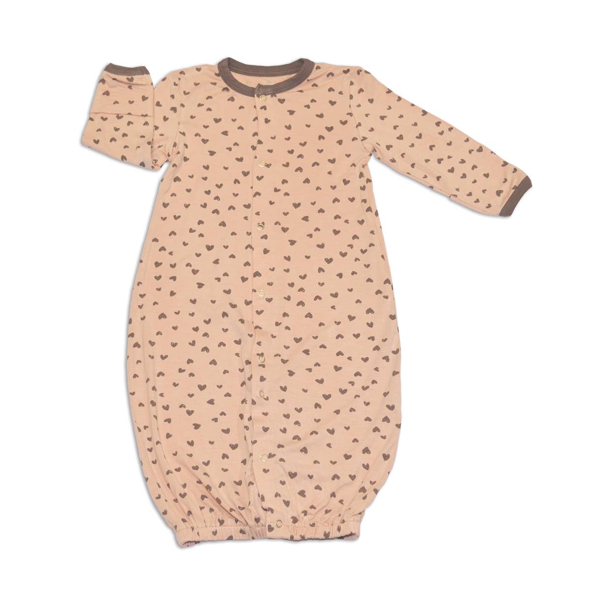 Bamboo Converter Gown: NB-3M / Sleepy Sloth Print