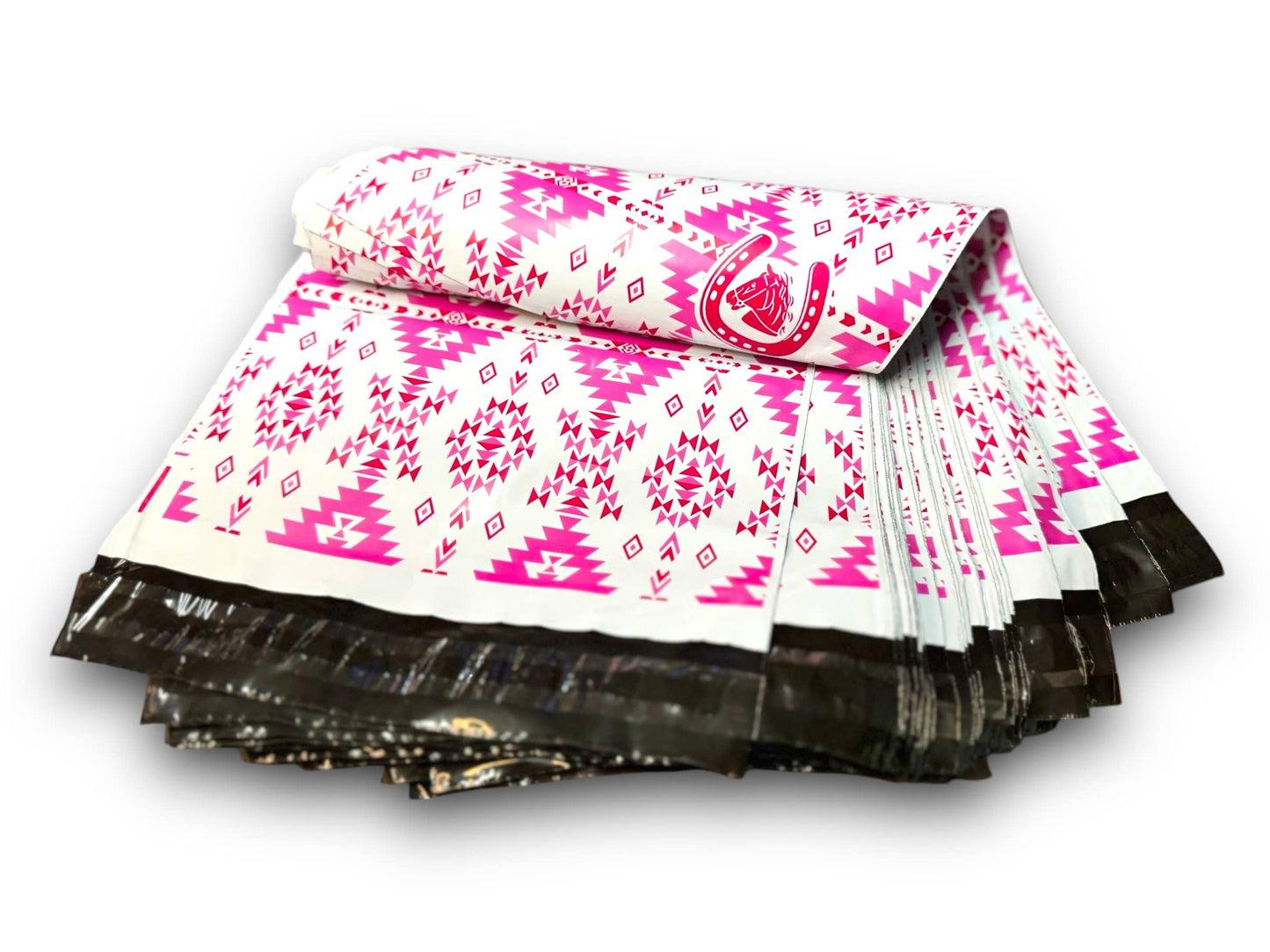 Western Linens - Pink Western Poly Shipping Bag