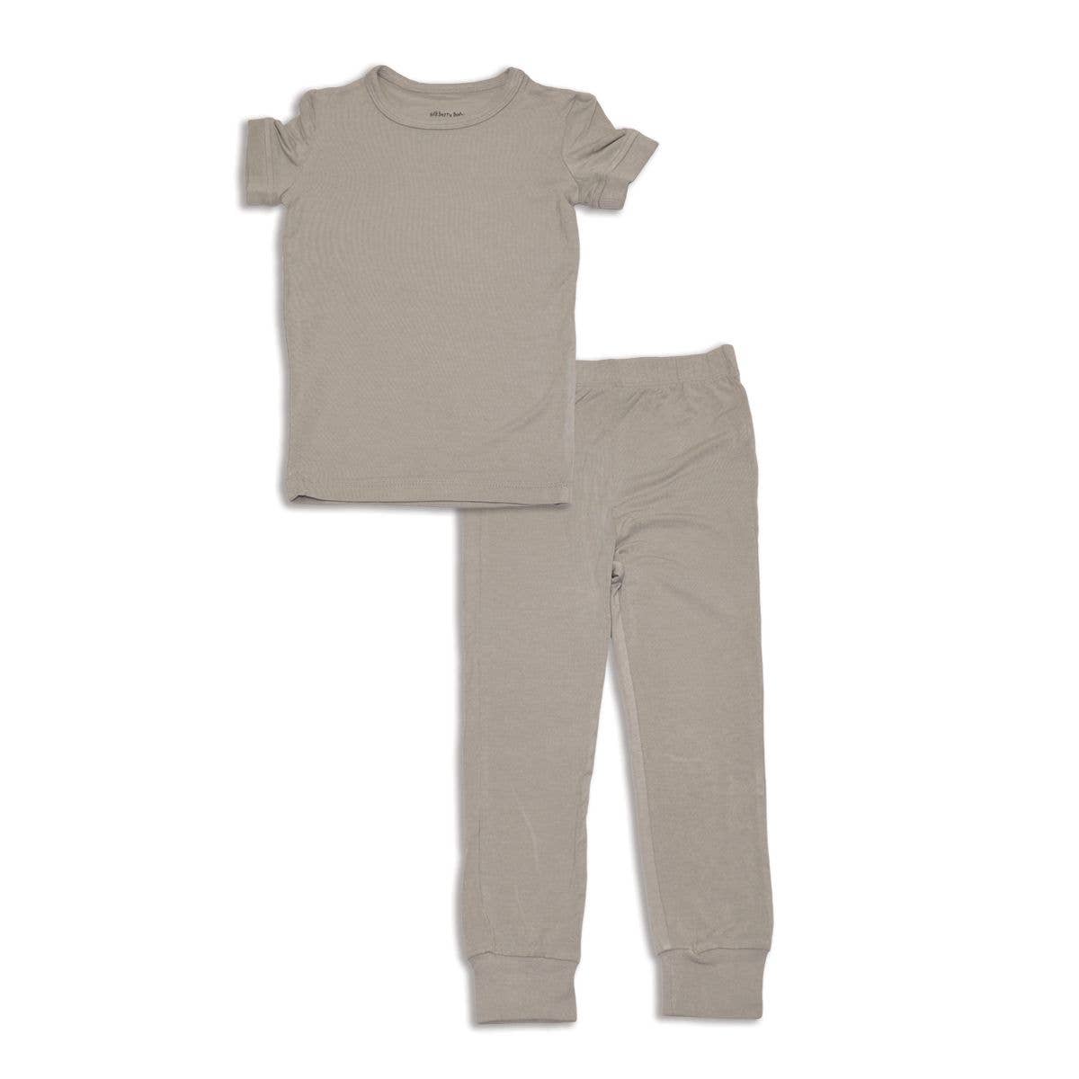 Bamboo Short Sleeve Pajama Set (solid color): Easter Egg / 12-18M