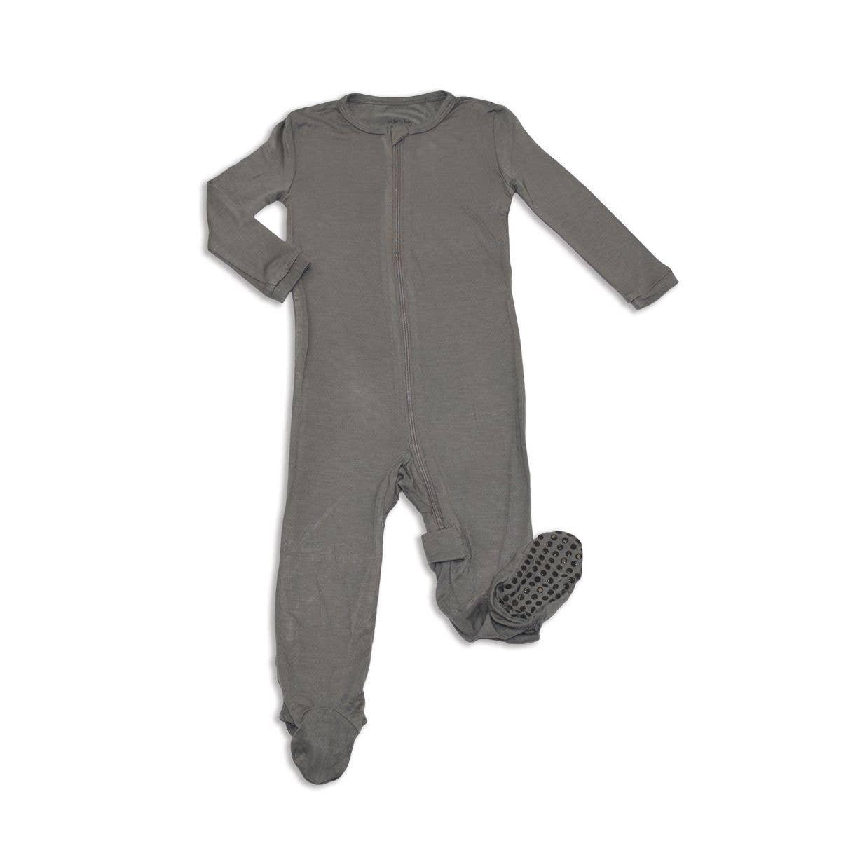 Bamboo Zip-up Footies (solid color): Easter Egg / 3-6M