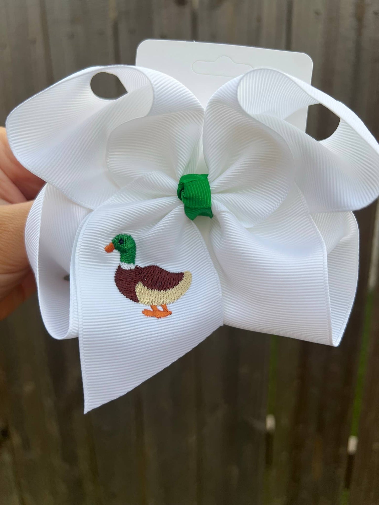 Just For Fun Threads - Mallard Duck Hair Bow