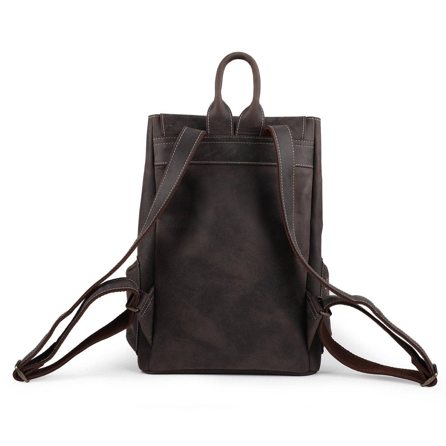 Londo - MegaGear Valley Handcrafted Top Grain Leather Backpack: Camel