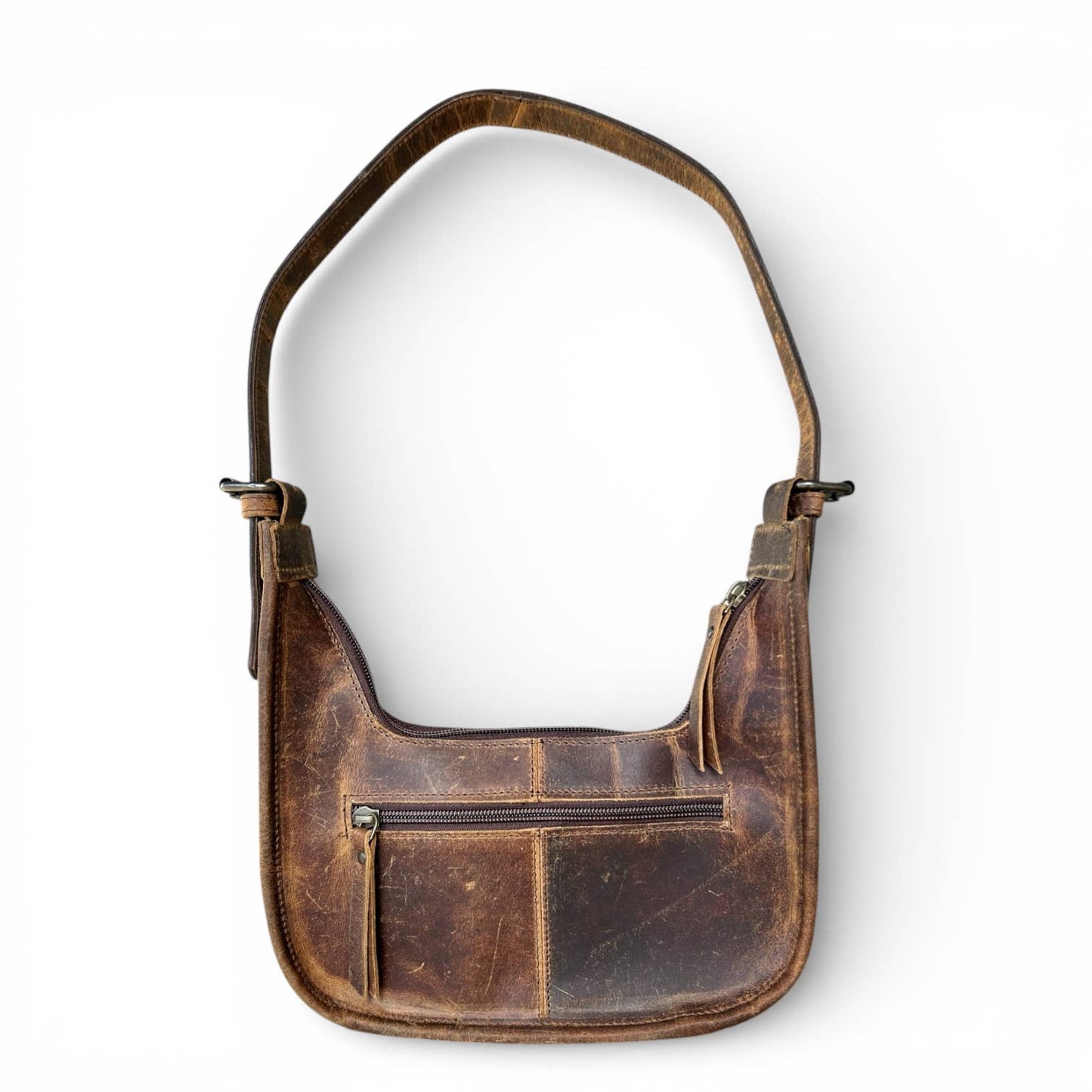 Western Linens - Blossom tooled leather shoulder bag 