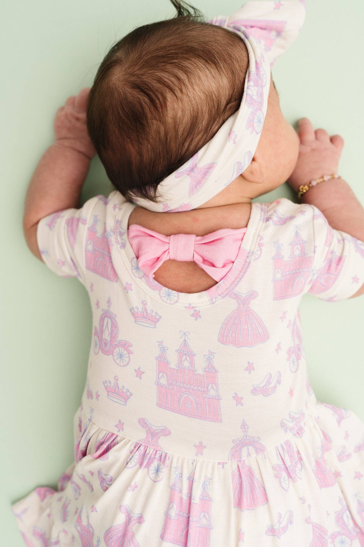 Little One Shop - Dreamy Fairytale Short Sleeve Bodysuit Bamboo Dress