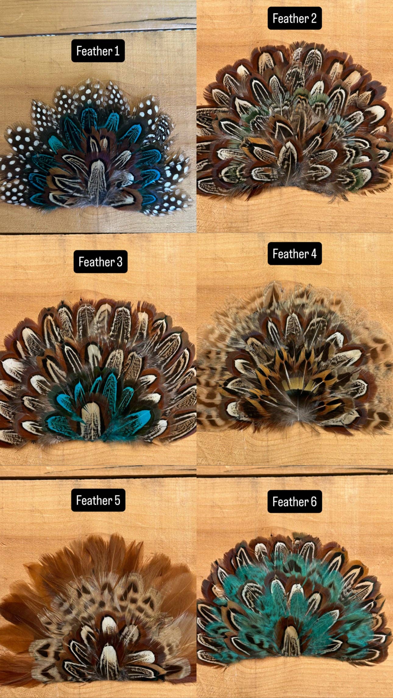 High Ho Silversmithing - IRON ON FEATHER FANS FOR TRUCKER HATS AND COWBOY HATS