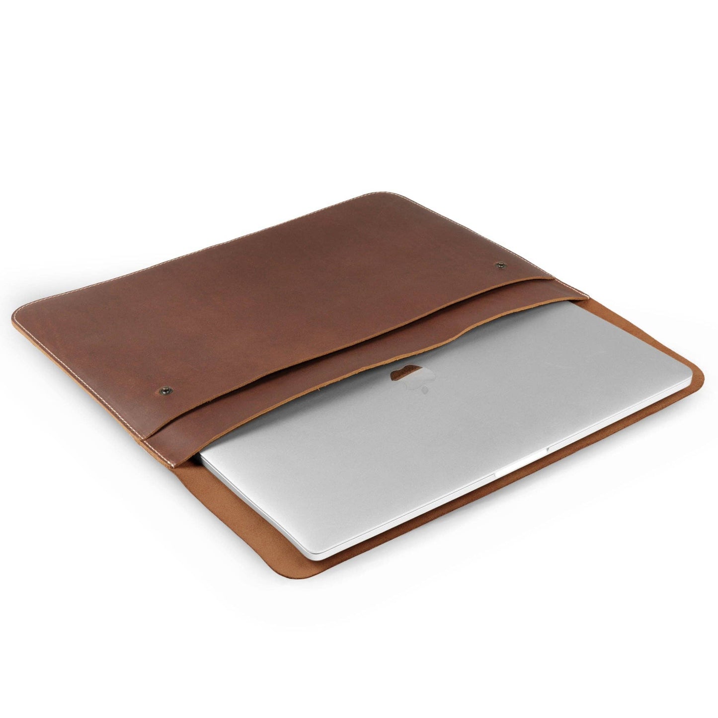 Londo - MegaGear Fine Leather and Sleeve Bag for MacBook Pro, MacBoo: Camel / 14 inch