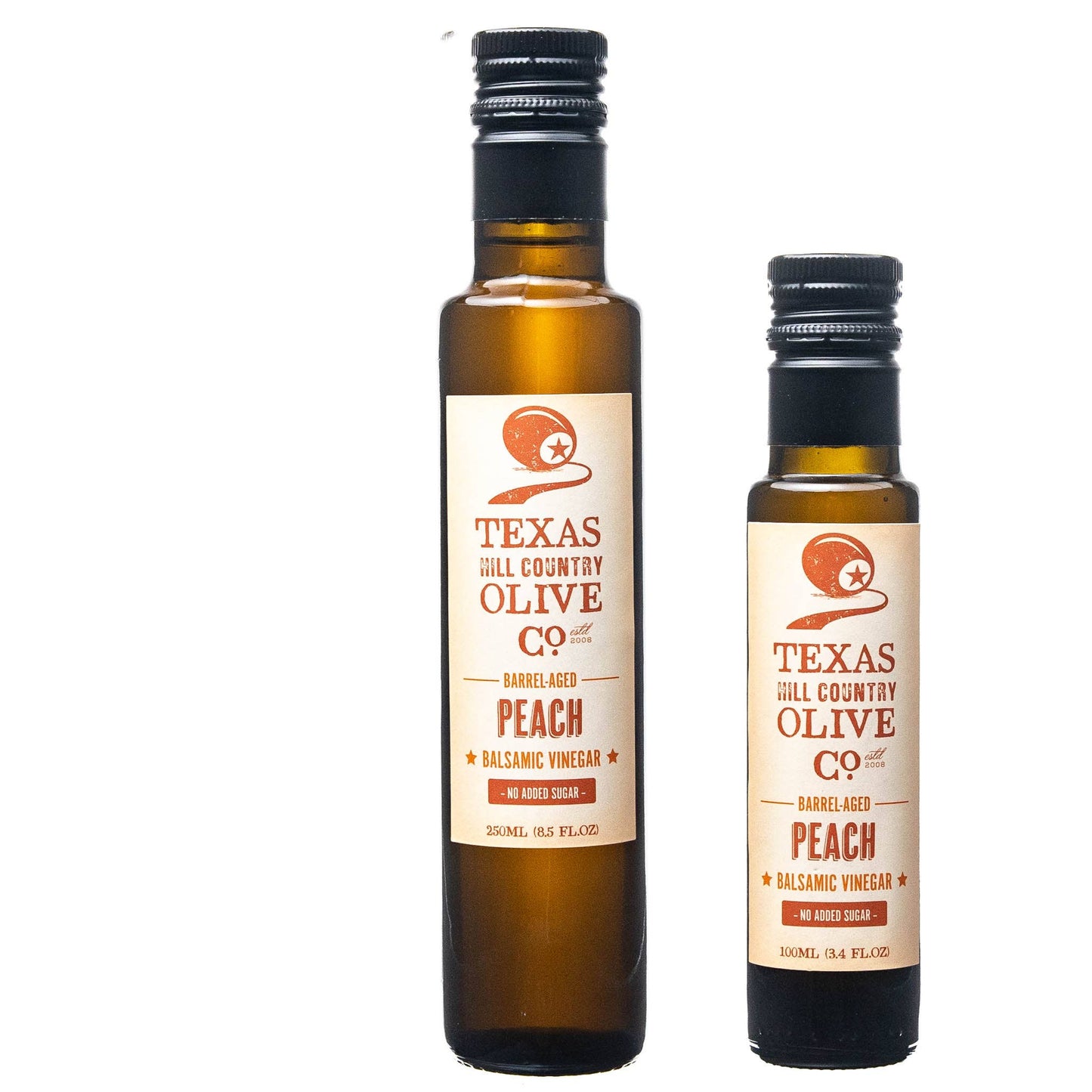 Texas Hill Country Olive Co. - Peach Balsamic Vinegar - 250ml