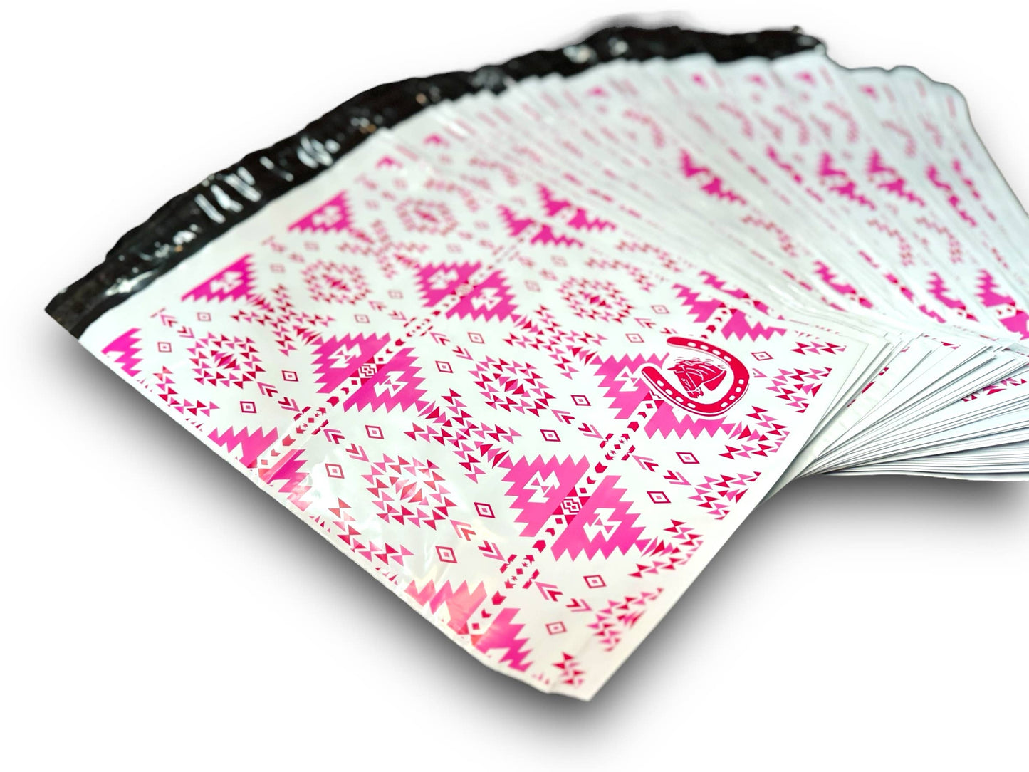 Western Linens - Pink Western Poly Shipping Bag