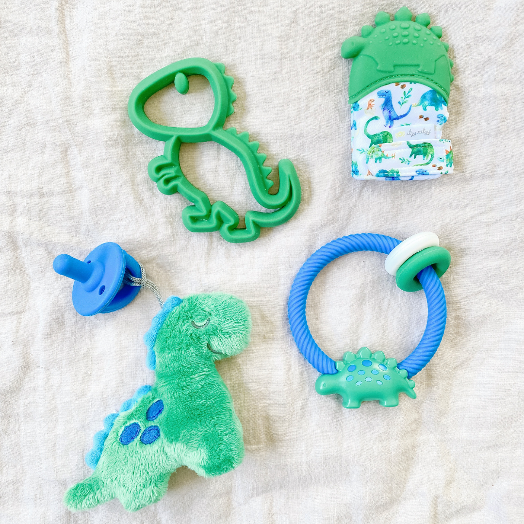 Itzy Ritzy - Ritzy Rattle™ Silicone Teether Rattles: Rainbow