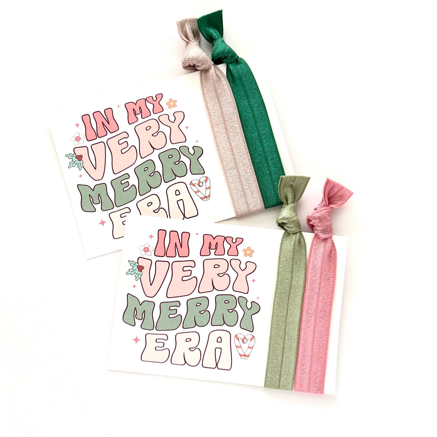 Holiday Hair Ties | In My Very Merry Era Hair Ties 2-Pack