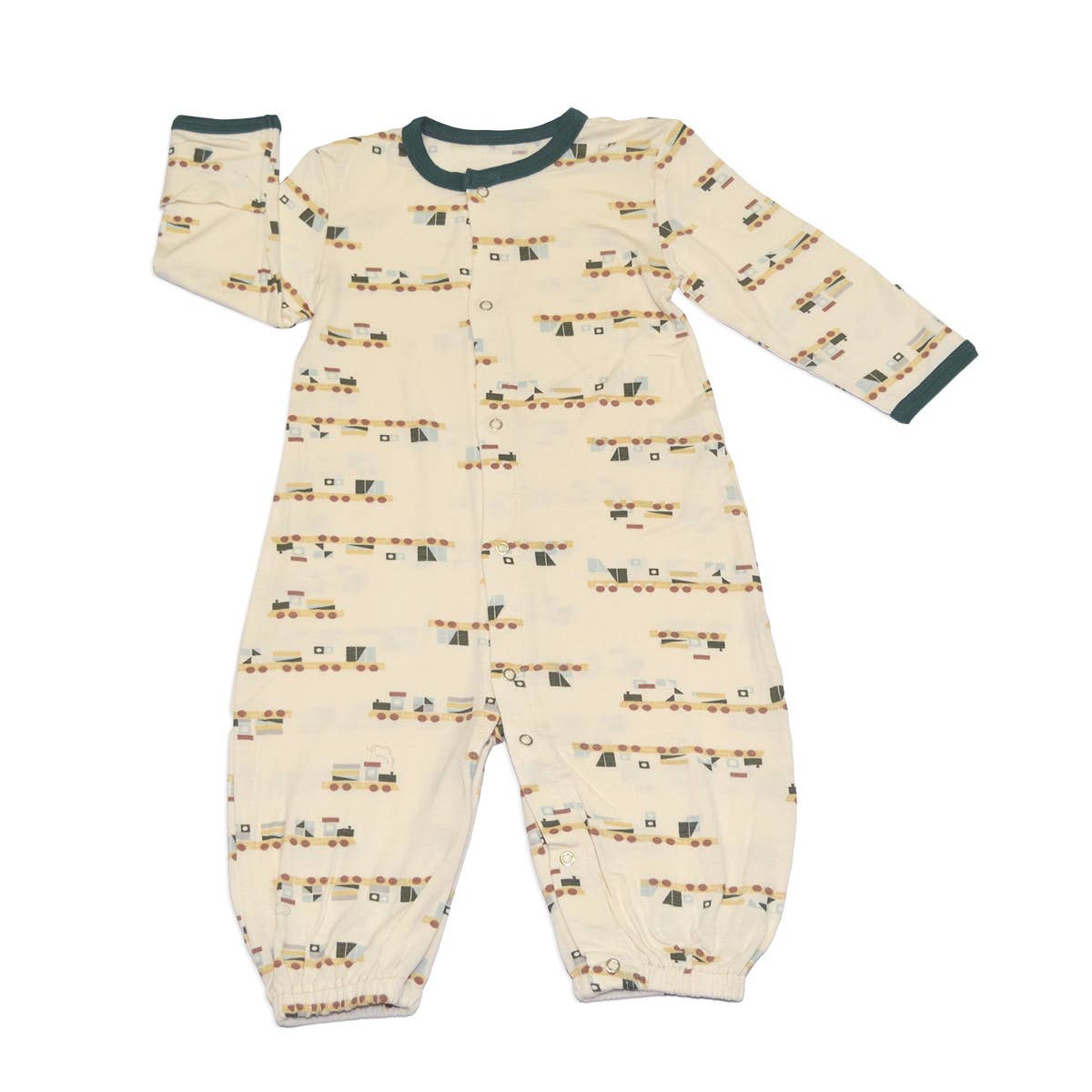 Bamboo Converter Gown: NB-3M / Sleepy Sloth Print