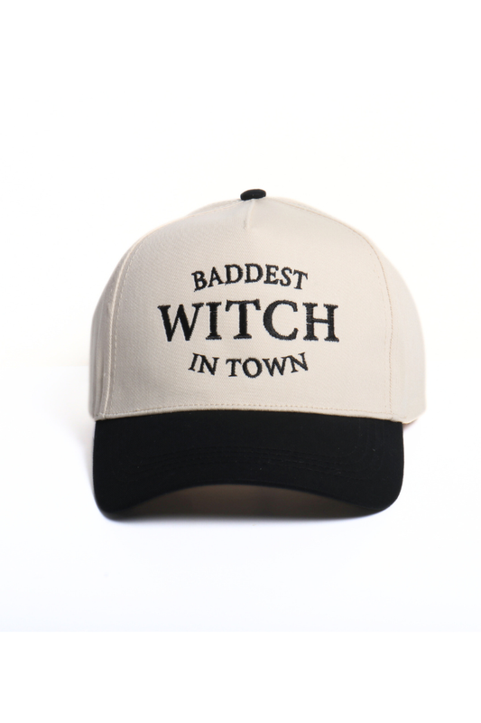 David And Young - HALLOWEEN BADDEST WITCH IN TOWN Embroidery Two Tone Hat