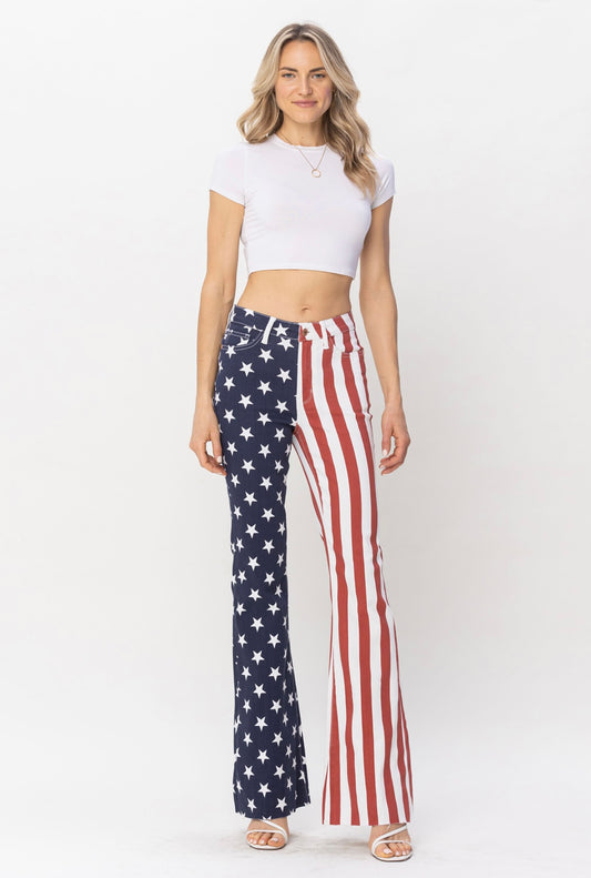 Judy Blue Jeans American Flag Print