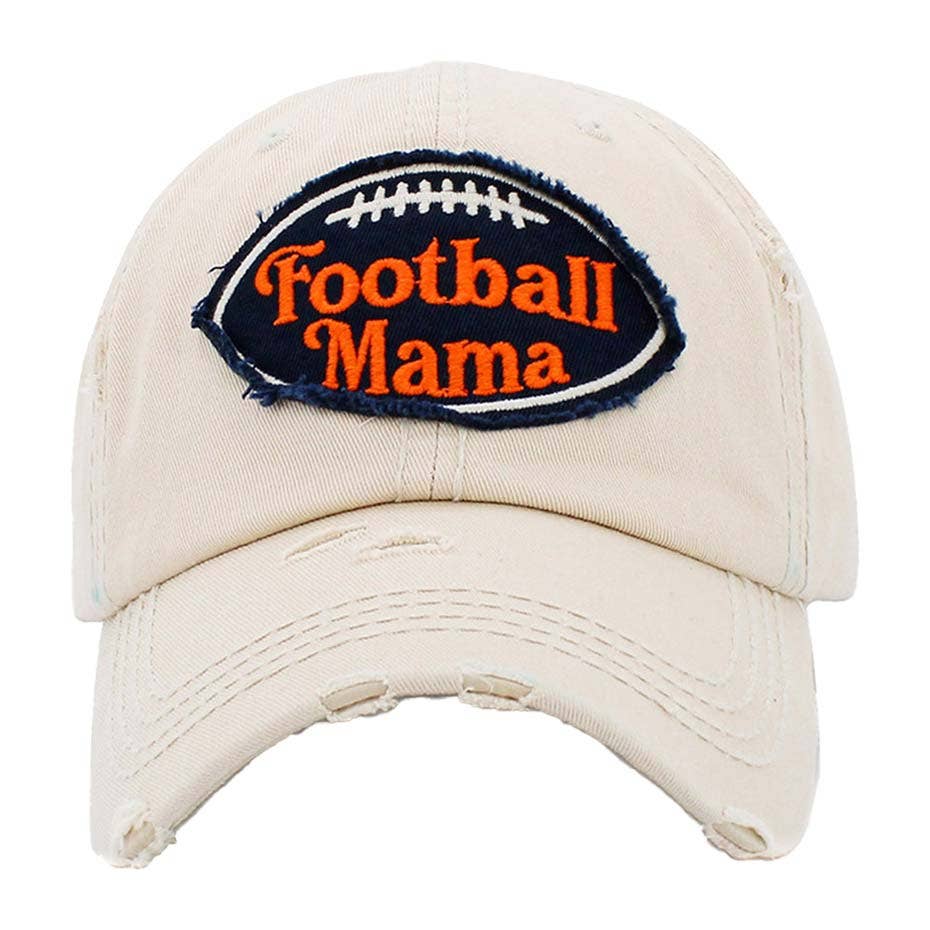 Madeline Love - Football Mama Vintage Baseball Cap