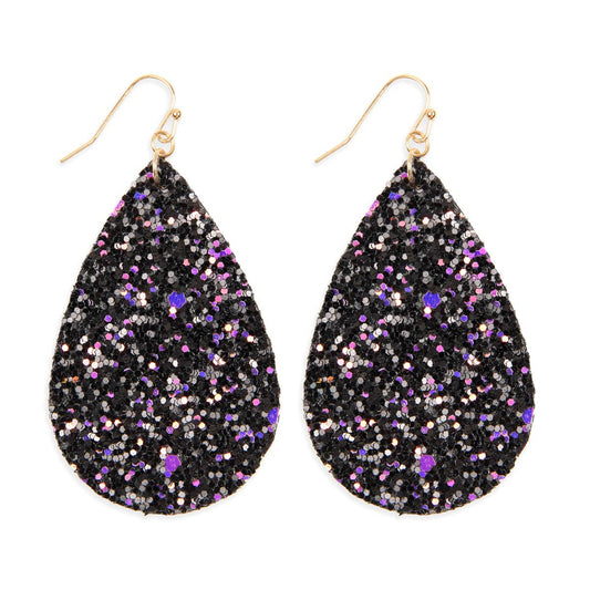 MYS Wholesale Inc - HDE2560 - Sequin Teardrop Earrings