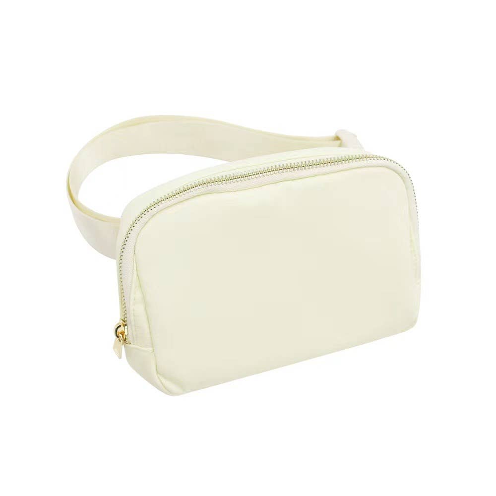 Mavi Bandz - Varsity Collection Ivory Fanny Waist Pack Belt Bag