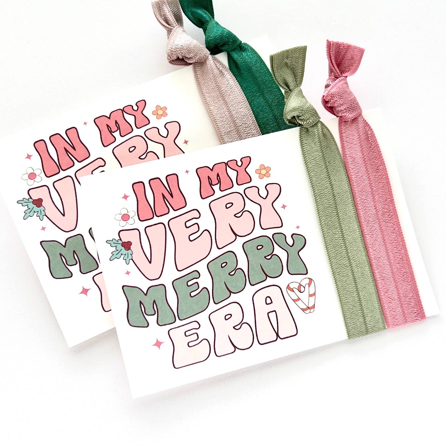 Holiday Hair Ties | In My Very Merry Era Hair Ties 2-Pack