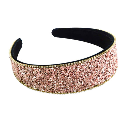 Mavi Bandz - Pink Crystal Couture Rhinestone Headband