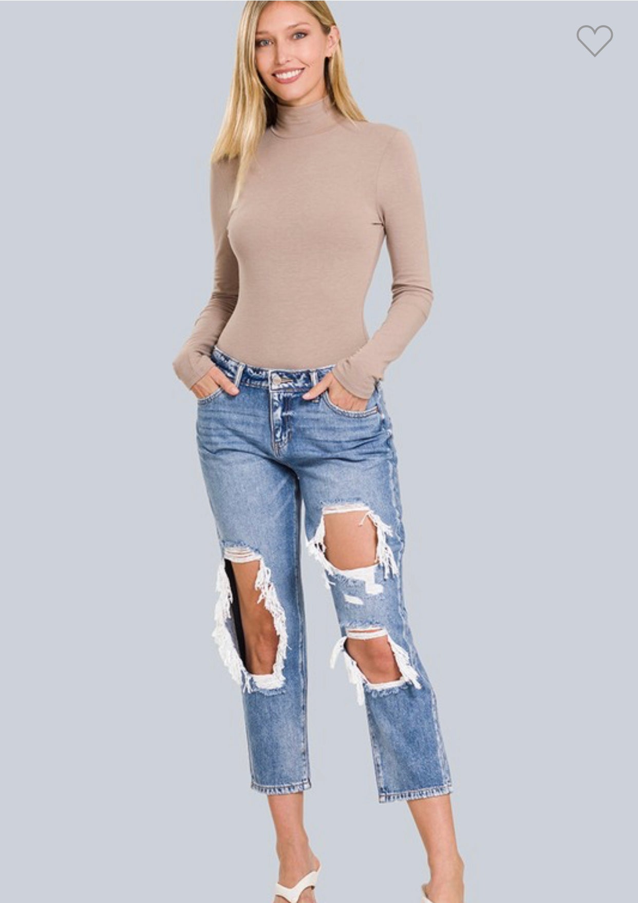 ZENANA DISTRESSED JEANS