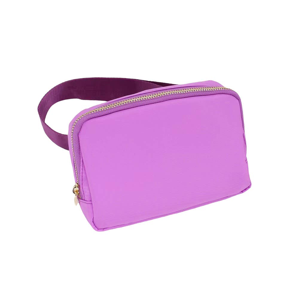 Mavi Bandz - Varsity Collection Purple Fanny Waist Pack Belt Bag