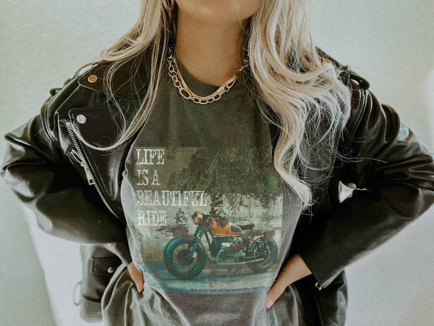 jenni lynn - Christian Tee | Comfort Colors | Psalm verse | Rocker