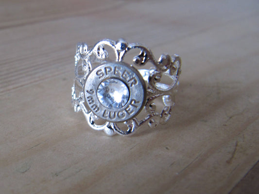 Jill's Jewels - 9mm Adjustable Bullet Ring