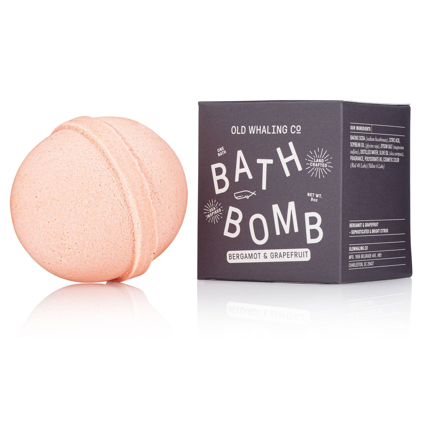 Old Whaling Company - Bergamot &
 Grapefruit Bath Bomb